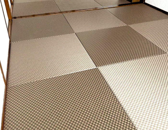 市松ラテブラウン
