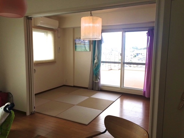 セキスイ美草 目積 モカベージュ【MIGUSA】を部屋の大きさ合わせて製作した事例 - 琉球畳どっとこむ