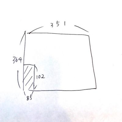 手書き図面の例