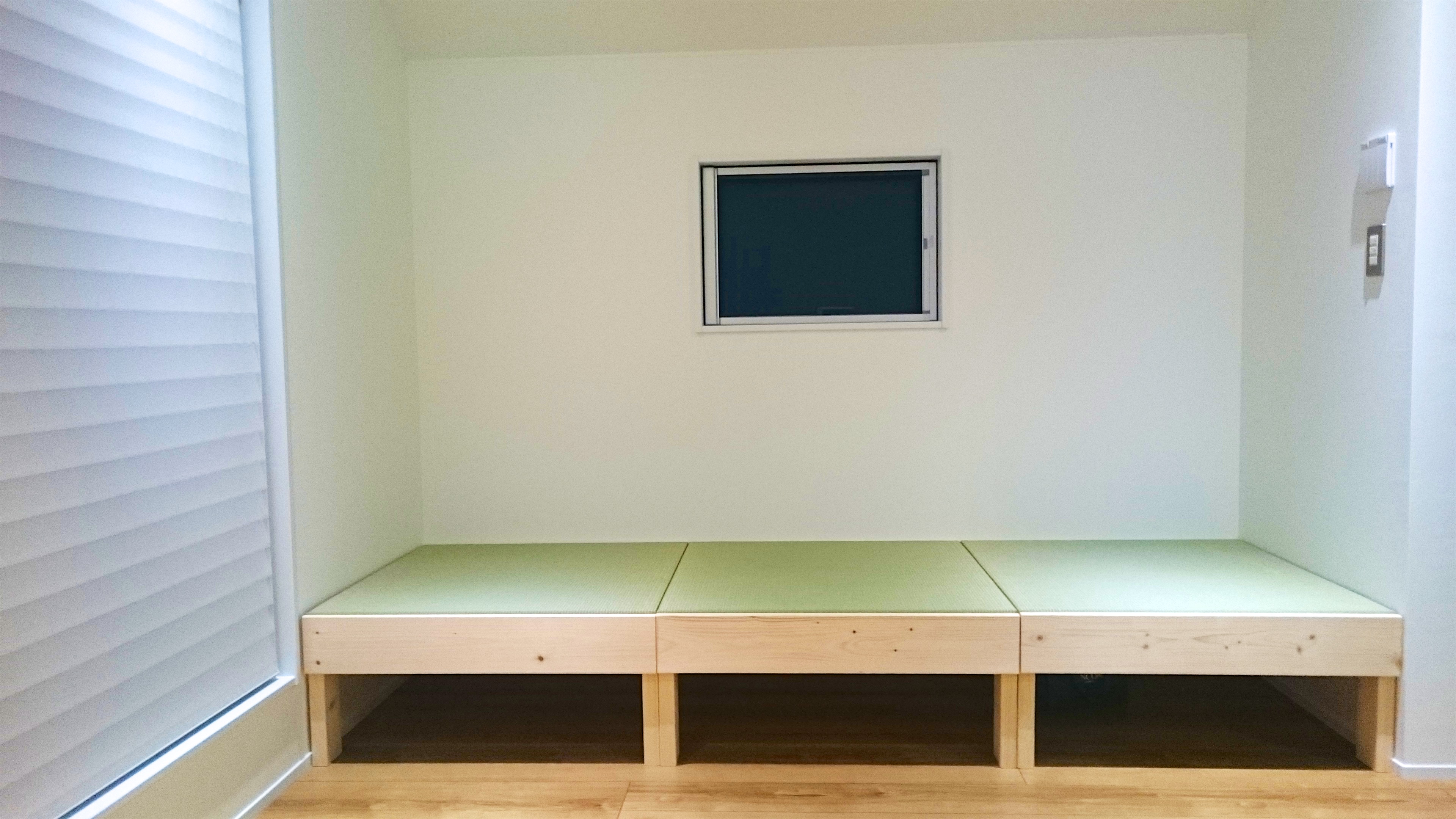 小上がりに琉球畳を敷いたお客様事例 琉球畳どっとこむ