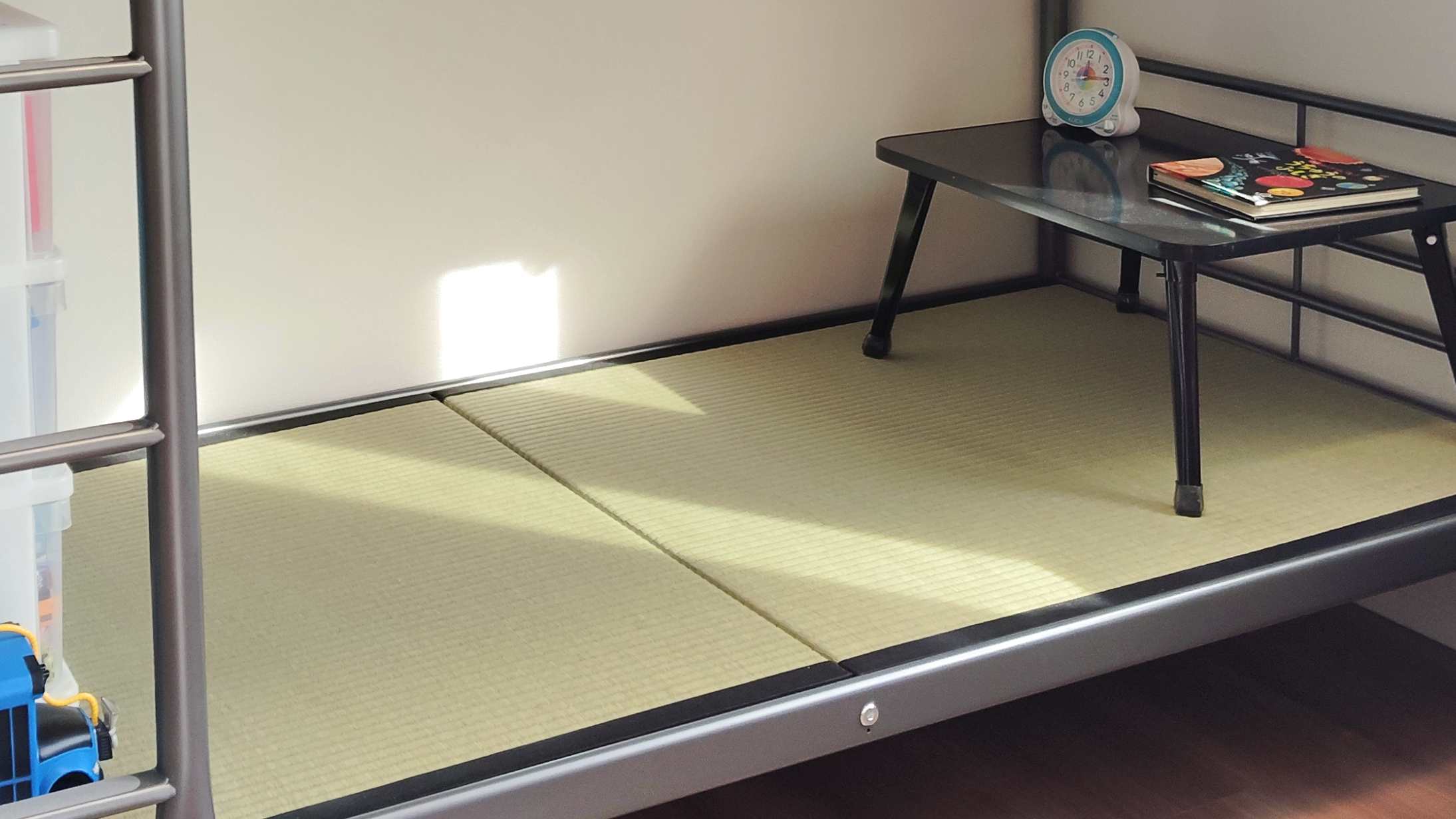 二段ベッドをミニ和室に再活用！カスタム畳で作る癒しの空間