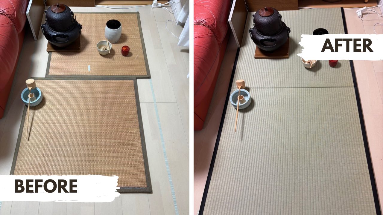 茶道のお稽古に最適｜京間サイズの茶の湯たたみ®️導入事例